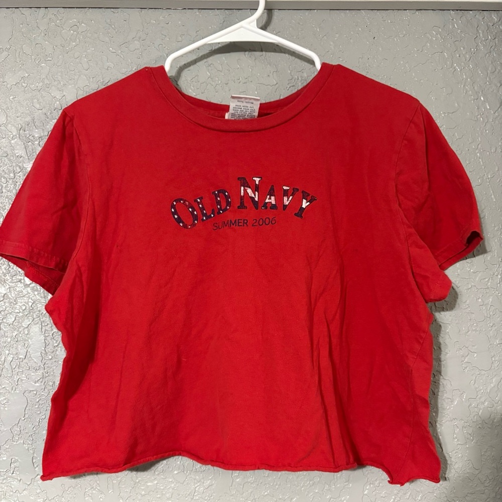 Vintage 2006 Old Navy Cropped Tee
